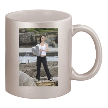 Summer Glau 11oz Metallic Silver Mug