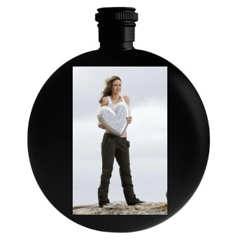 Summer Glau Round Flask