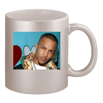 T.I. 11oz Metallic Silver Mug