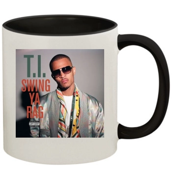 T.I. 11oz Colored Inner & Handle Mug