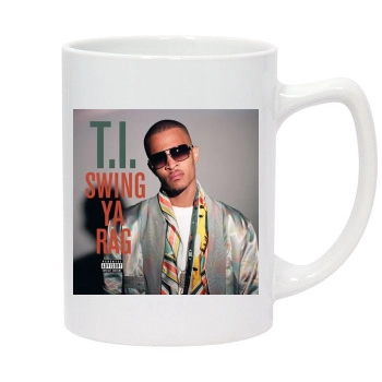 T.I. 14oz White Statesman Mug