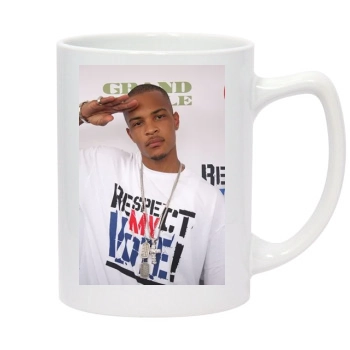 T.I. 14oz White Statesman Mug