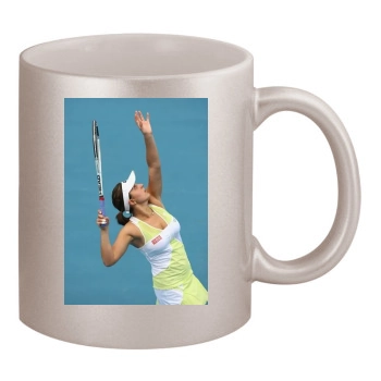 Tamira Paszek 11oz Metallic Silver Mug