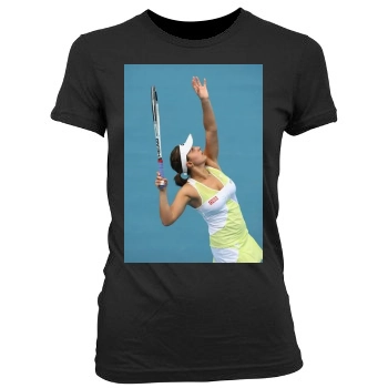 Tamira Paszek Women's Junior Cut Crewneck T-Shirt