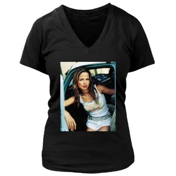 Tammin Sursok Women's Deep V-Neck TShirt