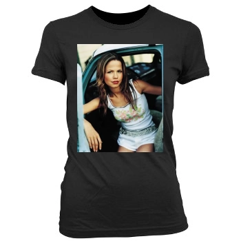 Tammin Sursok Women's Junior Cut Crewneck T-Shirt