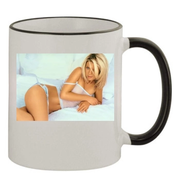 Tara Reid 11oz Colored Rim & Handle Mug