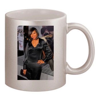 Taraji P. Henson 11oz Metallic Silver Mug