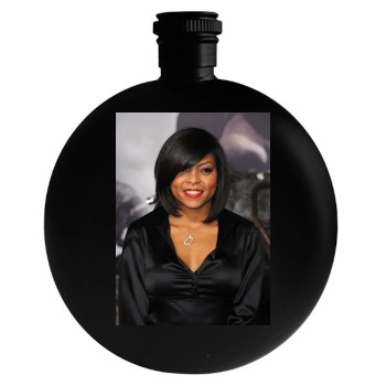 Taraji P. Henson Round Flask