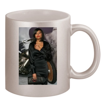 Taraji P. Henson 11oz Metallic Silver Mug