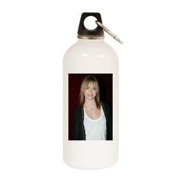 Taryn Manning White Water Bottle With Carabiner