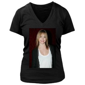 Taryn Manning Women's Deep V-Neck TShirt