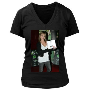 Taryn Manning Women's Deep V-Neck TShirt