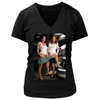 TATU Women's Deep V-Neck TShirt