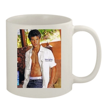 Taylor Lautner 11oz White Mug