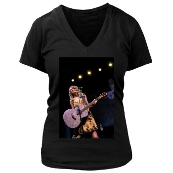 Taylor Swift Women's Deep V-Neck TShirt