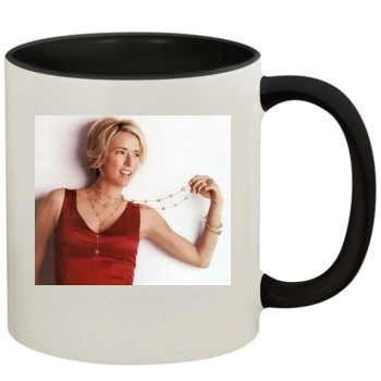 Tea Leoni 11oz Colored Inner & Handle Mug