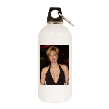 Tea Leoni White Water Bottle With Carabiner