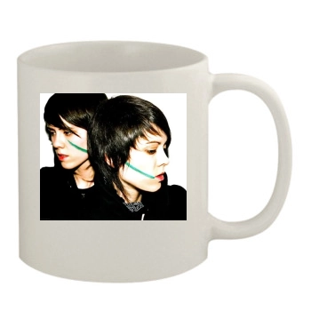 Tegan and Sara 11oz White Mug