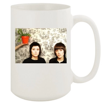 Tegan and Sara 15oz White Mug