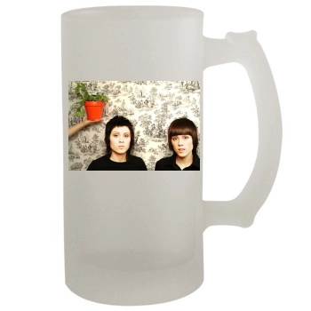 Tegan and Sara 16oz Frosted Beer Stein