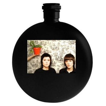 Tegan and Sara Round Flask