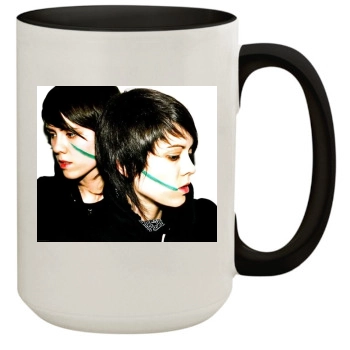 Tegan and Sara 15oz Colored Inner & Handle Mug