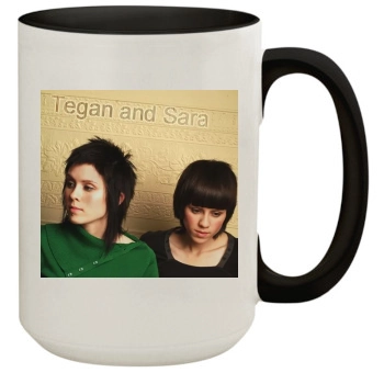 Tegan and Sara 15oz Colored Inner & Handle Mug