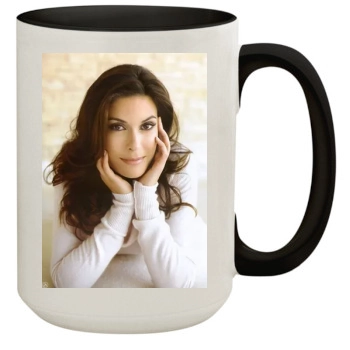 Teri Hatcher 15oz Colored Inner & Handle Mug