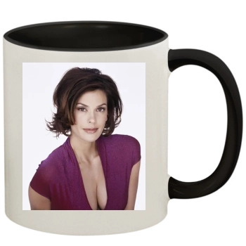 Teri Hatcher 11oz Colored Inner & Handle Mug