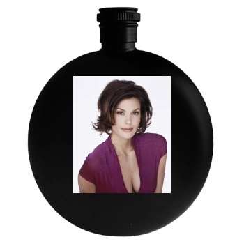 Teri Hatcher Round Flask