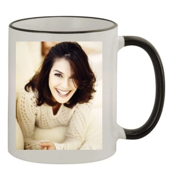 Teri Hatcher 11oz Colored Rim & Handle Mug