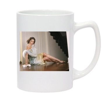 Teri Hatcher 14oz White Statesman Mug