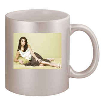 Teri Hatcher 11oz Metallic Silver Mug