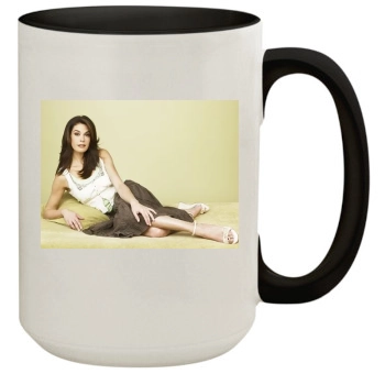 Teri Hatcher 15oz Colored Inner & Handle Mug