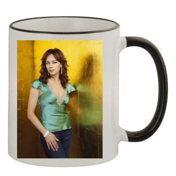 The OC 11oz Colored Rim & Handle Mug