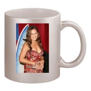 Tia Carrere 11oz Metallic Silver Mug