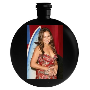 Tia Carrere Round Flask