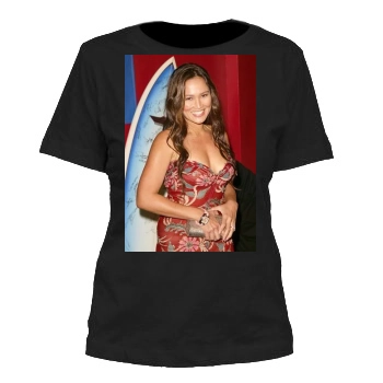 Tia Carrere Women's Cut T-Shirt