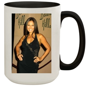 Tia Carrere 15oz Colored Inner & Handle Mug