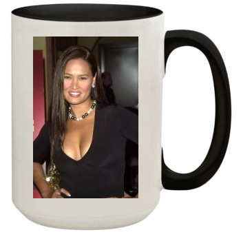 Tia Carrere 15oz Colored Inner & Handle Mug