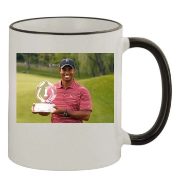 Tiger Woods 11oz Colored Rim & Handle Mug