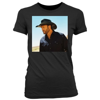 Tim McGraw Women's Junior Cut Crewneck T-Shirt