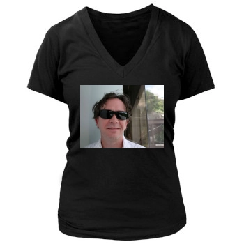 Timothy Hutton Women's Deep V-Neck TShirt