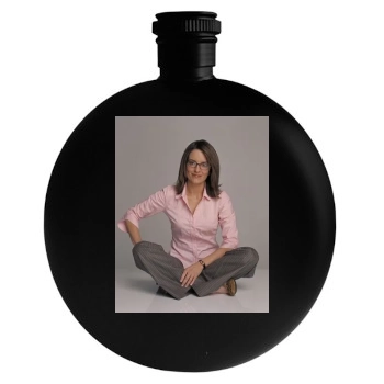 Tina Fey Round Flask