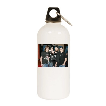 Tokio Hotel White Water Bottle With Carabiner