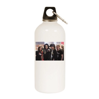 Tokio Hotel White Water Bottle With Carabiner