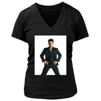 Tom Cruise Women's Deep V-Neck TShirt