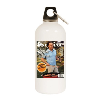 Tom Hanks White Water Bottle With Carabiner