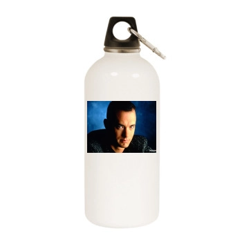 Tom Hanks White Water Bottle With Carabiner